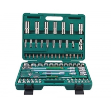 JONNESWAY S04H52494S Набор инструмента универсальный 1/4", 1/2"DR, 94 предмета JONNESWAY S04H52494S Набор инструмента универсальный 1/4", 1/2"DR, 94 предмета