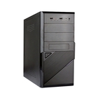 Exegate EX284019RUS Корпус Minitower BA-201 Black, mATX, <AA450, 80mm>, 2*USB, Audio