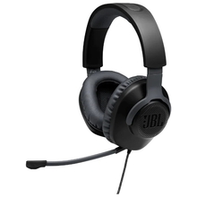 Наушники с микрофоном JBL Quantum 100 черный 1.2м мониторные оголовье (JBLQUANTUM100BLK)