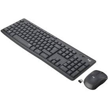 920-009807 Logitech MK295 с поддержкой SilentTouch Комплект беспроводной {клавиатура+мышь, GRAPHITE, RUS, 2.4GHz}