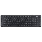 Acer OKW010 [ZL.KBDEE.002] Keyboard USB slim Multimedia black 