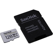 128GB SanDisk microSDHC Card with Adapter - for Dashcams & home monitoring [SDSQQNR-128G-GN6IA]