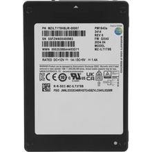 Samsung SSD 1920GB PM1643a 2.5" SAS 12Gb/s TLC R/W 2100/1800 MB/s R/W 430K/60K IOPs DWPD1 5Y MZILT1T9HBJR-00007