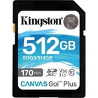 Флеш карта SD 512GB Kingston SDXC Class 10 UHS-I U3 V30 Canvas Go Plus 170MB/s SDG3/512GB