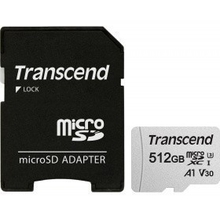 Флеш карта microSDXC 512Gb Class10 Transcend TS512GUSD300S-A + adapter