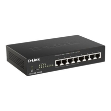 D-Link DGS-1100-08PLV2/A1A Настраиваемый L2 коммутатор с 8 портами 10/100/1000Base-T (4 порта PoE 802.3af/at, PoE-бюджет 80 Вт)
