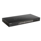 D-Link DXS-1210-28T/A1A Настраиваемый коммутатор с 24 портами 10GBase-T и 4 портами 25GBase-X SFP28