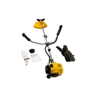 CHAMPION Триммер Т256-2 { разъемн.прям. 0,75кВт 25,4см? 5,8кг HT21+3/255/25,4 U-ручка легк.старт }