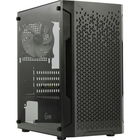 Powercase CMIMZB-L3 Корпус Mistral Micro Z3B Mesh LED, Tempered Glass, 2x 140mm + 1х 120mm 5-color fan, чёрный, mATX  (CMIMZB-L3)
