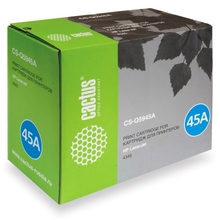 Картридж лазерный Cactus CS-Q5945A черный (18000стр.) для HP LJ 4345/4345