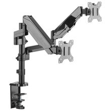 ONKRON G140 чёрный {Для двух экранов диагональю 13"-32" Допустимая нагрузка: 2х (1-8 кг (2.2 - 17.6 lbs)) VESA: 100x100, 75x75}