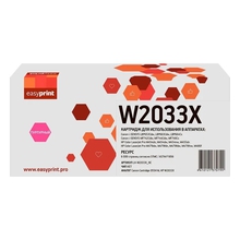 Easyprint  W2033X Тонер-картридж (LH-W2033X_NC) для HP CLJ Pro M454/455/M479/480/Canon LBP663/664/MF742/744/746 (6000 стр.) пурпурный, БЕЗ ЧИПА