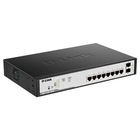 D-Link DGS-1100-10MPV2/A2A Настраиваемый коммутатор EasySmart с 8 портами 10/100/1000Base-T и 2 портами 1000Base-X SFP 
