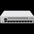 MikroTik CRS310-1G-5S-4S+IN Коммутатор 1RJ45 1Gbit, 5*SFP 1Gbit, 4*SFP 10Gbit, POE in, indoor case, RouterOS L5