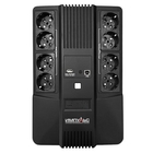 Импульс ИБП МАСТЕР 800 {800/480 ВА/Вт, LED, USB, RJ11/RJ45, CHRG USB, SCHUKOx8} {MT80107}