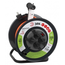 ЭРА Б0046851 Удлинитель силовой RMx-4es-3x1.5-40m-IP44 на м. катушке c/з 4 гн 40м ПВС 3х1.5 