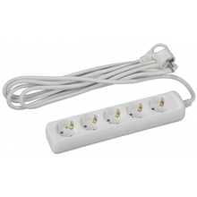 ЭРА Б0028377 Удлинитель U-5e-5m-3x1 с заземлением 5 гнезд 5 м {полипропилен, 3х1 мм2}