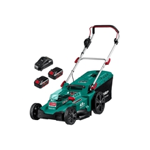 ЗУБР Бесщеточная газонокосилка ,36В 2х18В АКБ 4Ач  [ГКЛ-4336-42]