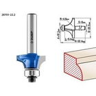 ЗУБР Фреза кромочная калевочная №1, D= 22,2мм, рабочая длина-9,4мм, радиус-4,8мм, хв.-8мм, d-12,7мм, ЗУБР Профессионал [28701-22.2]