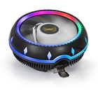 Exegate EX286156RUS Кулер ExeGate Dark Magic EE126M-PWM.RGB (Al black coating, LGA775/1150/1151/1155/1156/1200/AM2/AM2+/AM3/AM3+/AM4/FM1/FM2/754/939/940, TDP 100W, Fan 120mm, PWM, 900-2000RPM, Hydro b