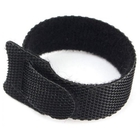 Cablexpert Хомуты-липучки на основе ленты Velcro® VT-145x11BK  145 x 11 мм, черные (12 шт.)