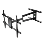 Kromax DIX-20 черный 22"-65" макс.45кг настенный поворотно-выдвижной и наклонный