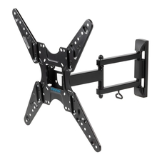 Kromax OPTIMA-414 черный 20"-55" макс.30кг настенный поворотно-выдвижной и наклонный