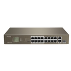 IP-COM F1118P-16-150W Коммутатор в стойку, PoE, 16RJ45*100mbit +2RJ45*1Gbit/1SFP, 150W Poe