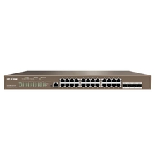 IP-COM G5328P-24-410W Коммутатор управляемый в стойку, PoE, 24*1Gbit RJ45, 4*1Gbit SFP, 1-24PoE, console port, 130W PoE IP-COM G5328P-24-410W Коммутатор управляемый в стойку, PoE, 24*1Gbit RJ45, 4*1Gbit SFP, 1-24PoE, console port, 130W PoE