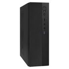 Exegate EX291268RUS Корпус Desktop ExeGate MI-301U-200 (mATX/mini-ITX, 1U-F200S 4см, 1*USB+1*USB3.0, аудио, черный)