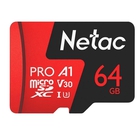 Micro SecureDigital 64GB Netac MicroSD P500 Extreme Pro, Retail version card only