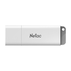 Netac USB Drive 64GB U185 <NT03U185N-064G-20WH>, USB2.0, с колпачком, пластиковая белая