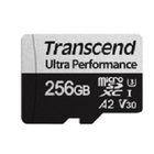 Флеш карта microSD 256GB Transcend  Ultra Perfomrance microSDXC Class 10 UHS-I U3, V30, A2, (SD адаптер), TLC