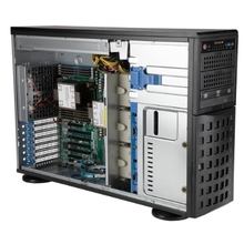 Supermicro SYS-740P-TRT Tower/4U, X12DPi-NT6, CSE-745BTS-R1K23BP, 2xLGA 4189, 8x3.5", 2x10GbE, 18х DIMM DDR4, 4xPCIe-X16, 2x1200W, black,  (438952)
