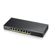 Zyxel GS1915-8EP-EU0101F Коммутатор NebulaFlex  Hybrid Smart L2 PoE+ Switch, 8xGE PoE+, Silent (No Fan), 60W PoE Budget, Standalone/Cloud Management 