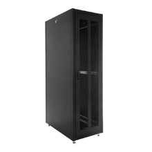 ЦМО Шкаф телекоммуникационный напольный ЭКОНОМ 48U (600 ? 1000) дверь перфорированная 2 шт., цвет черный
