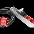 ЦМО Верт блок розеток Rem-3x32, 3 фазы 32A, 6 авт, инд, 24 S, 1820 мм, IEC 309, шнур 3 м [R-3x32-24S-A-I-1820-3-3PN]