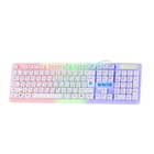 Defender Клавиатура White GK-172 RU [45172] {проводная, радуж. подсветка,104 кнопки}