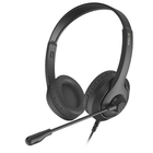 A4Tech Fstyler FH100i черный 1.8м накладные (FH100I (STONE BLACK))