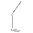 Camelion KD-845  C03 сереб.+бел.LED (Свет-ник наст, 8.5Вт,сенс.регулир. яркости, 3 цвет темп)