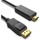 KS-is KS-744-1.8 Кабель DP 20M HDMI 19M 4K экран.1.8м														