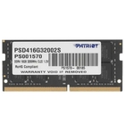 Модуль памяти для ноутбука SODIMM 16GB PC25600 DDR4 PSD416G32002S PATRIOT