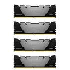 Память оперативная/ Kingston 64GB3600MT/s DDR4 CL16DIMM (Kit of4)1Gx8 FURYRenegadeBlack