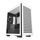 Корпус MiniTower DeepCool CH370 WH белый без БП mATX TG window 1x120mm fan (R-CH370-WHNAM1-G-1)