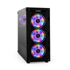 Exegate EX294977RUS Корпус Miditower ExeGate i3 BASE-NPX500 (ATX, БП 500NPX с вент. 12 см, с окном, 1*USB+1*USB3.0, аудио, 4 вент. 12см с RGB подсветкой)