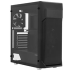 Корпус ZALMAN Z1 PLUS, без БП, боковое окно (закаленное стекло), черный,  ATX