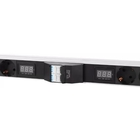 ЦМО Вертикальный блок розеток Rem-32 на 2 контура по 8 Schuko, 4 IEC 60320 C19 с авт., инд., 2 * 16 А, алюм., 33-38U, колодка(R-32-2x(8S-4C19-A-I)-1420-K)