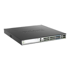 D-Link DMS-3130-30PS/A1A Управляемый L3 PoE-коммутатор, стек, 16x2.5GBase-T, 8x5GBase-T, 2x10GBase-T, 4x25GBase-X SFP28