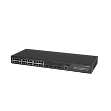 DAHUA DH-AS4300-24GT4GF 28-портовый управляемый коммутатор, уровень L2+, 24xRJ45 1Gb, 4xSFP 1Gb, коммутация 56 Гбит/с, MAC-таблица 8К