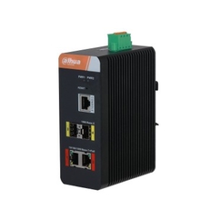 DAHUA DH-IS4204-2GT-120 4-портовый гигабитный управляемый коммутатор с PoE, промышленное исполнение, 2xRJ45 1Gb, 2xSFP 1Gb, суммарно 120Вт, коммутация 14 Гбит/с, MAC-таблица 8К